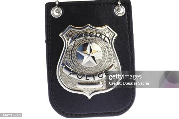 policeman’s authority badge - insigne police photos et images de collection