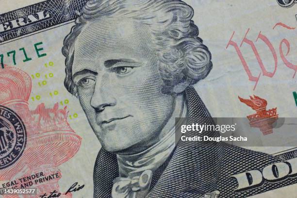 andrew jackson  portrait - ten us dollar note stock pictures, royalty-free photos & images