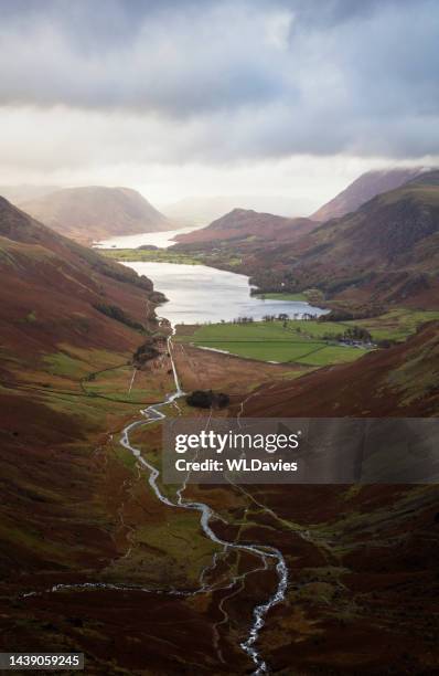 english lake district - england river landscape stock-fotos und bilder