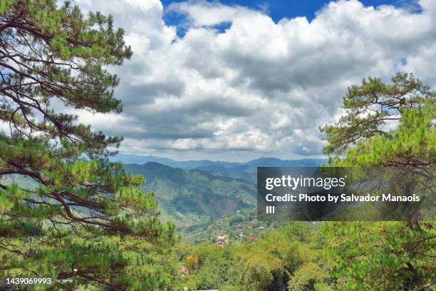 cordillera mountain range as seen from baguio's mine's view observation deck - luzon ストックフォトと画像