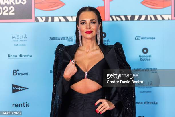 Paula Echevarria attends the red carpet for the LOS40 Music Awards 2022 on November 04, 2022 in Madrid, Spain.