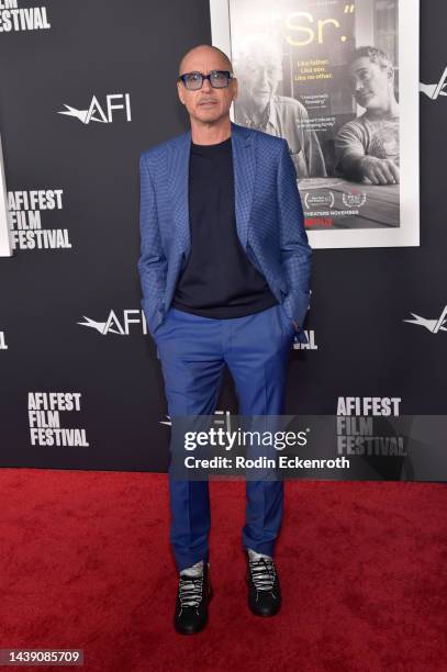 Robert Downey Jr. Attends the special screening of "Sr." during the 2022 AFI Fest at TCL Chinese Theatre on November 04, 2022 in Hollywood,...