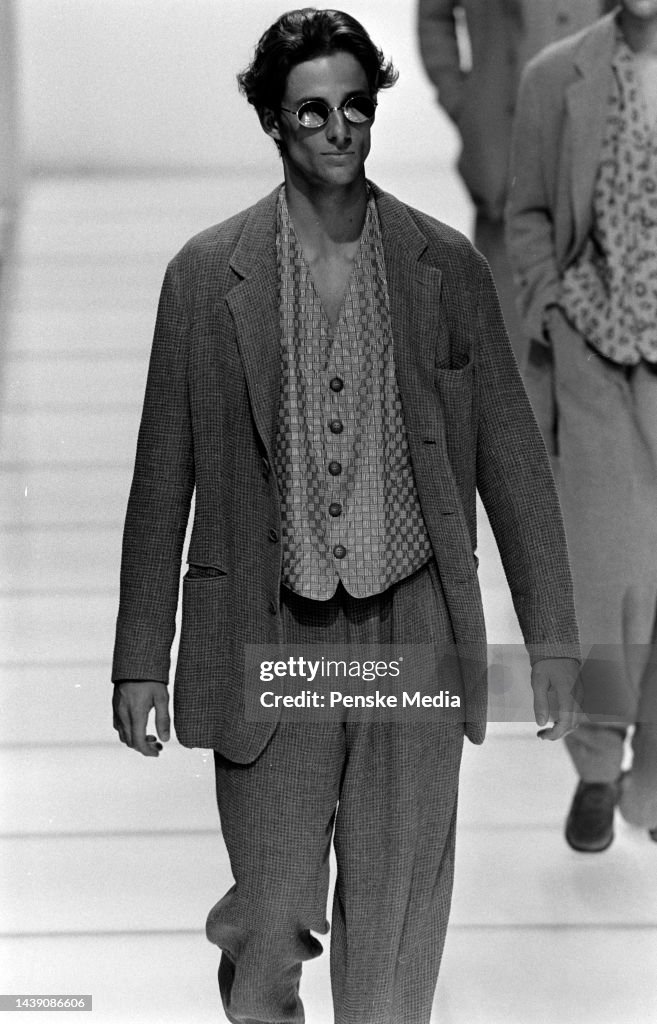 Emporio Armani Men's Spring 1994 Ready to Wear Runway Show News Photo ...