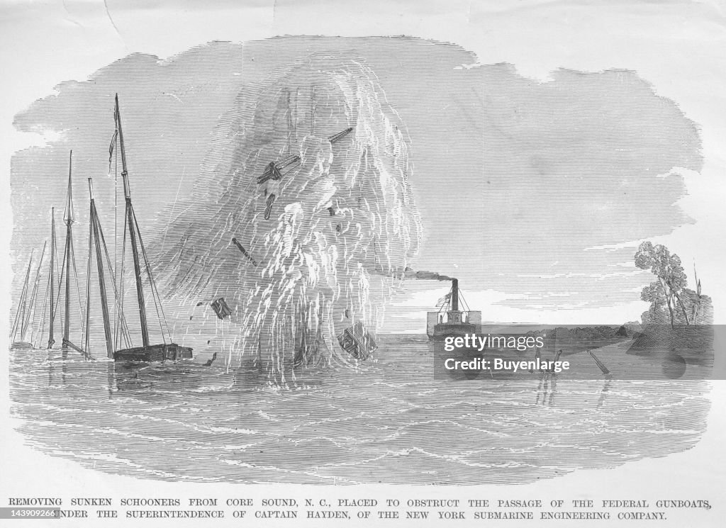 Removal Of Sunken Schooners At Core Sound