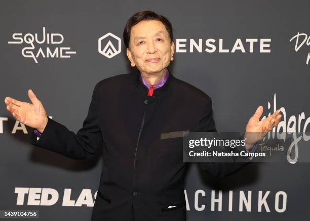 Icon Award Honoree James Hong attends The Critics Choice Association's Inaugural Celebration Of Asian Pacific Cinema & Television, proudly supported...