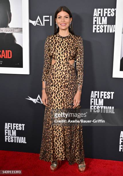 Dawn Dunning attends the 2022 AFI Fest - "She Said" Special Screening at TCL Chinese Theatre on November 04, 2022 in Hollywood, California.