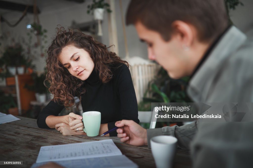 Project Stock Team Building Outside The Office Young Women And Man Working In The ...