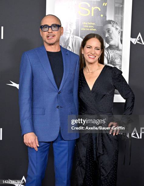 Robert Downey Jr. And Susan Downey attend the 2022 AFI Fest - "Sr." Special Screening at TCL Chinese Theatre on November 04, 2022 in Hollywood,...