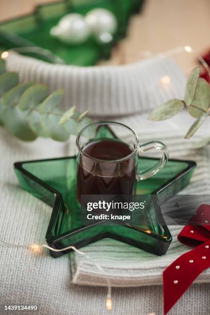 glögg mulled wine for christmas still life - glogg stock pictures, royalty-free photos & images