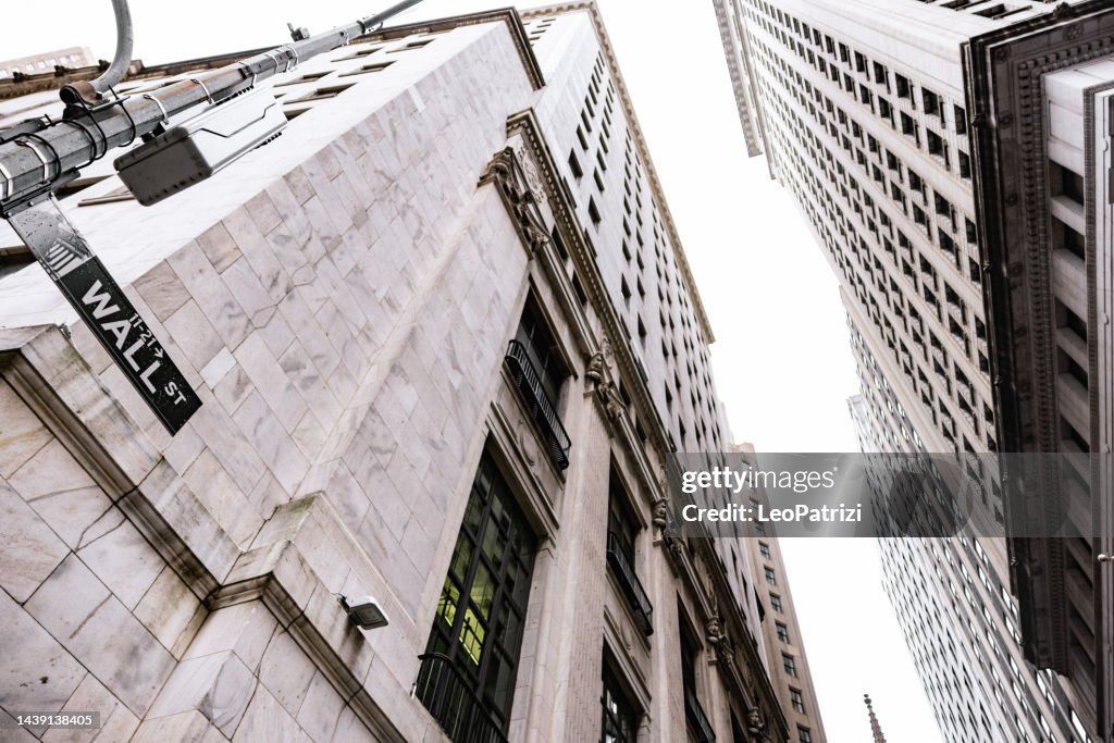 New York financial district, Wall Street