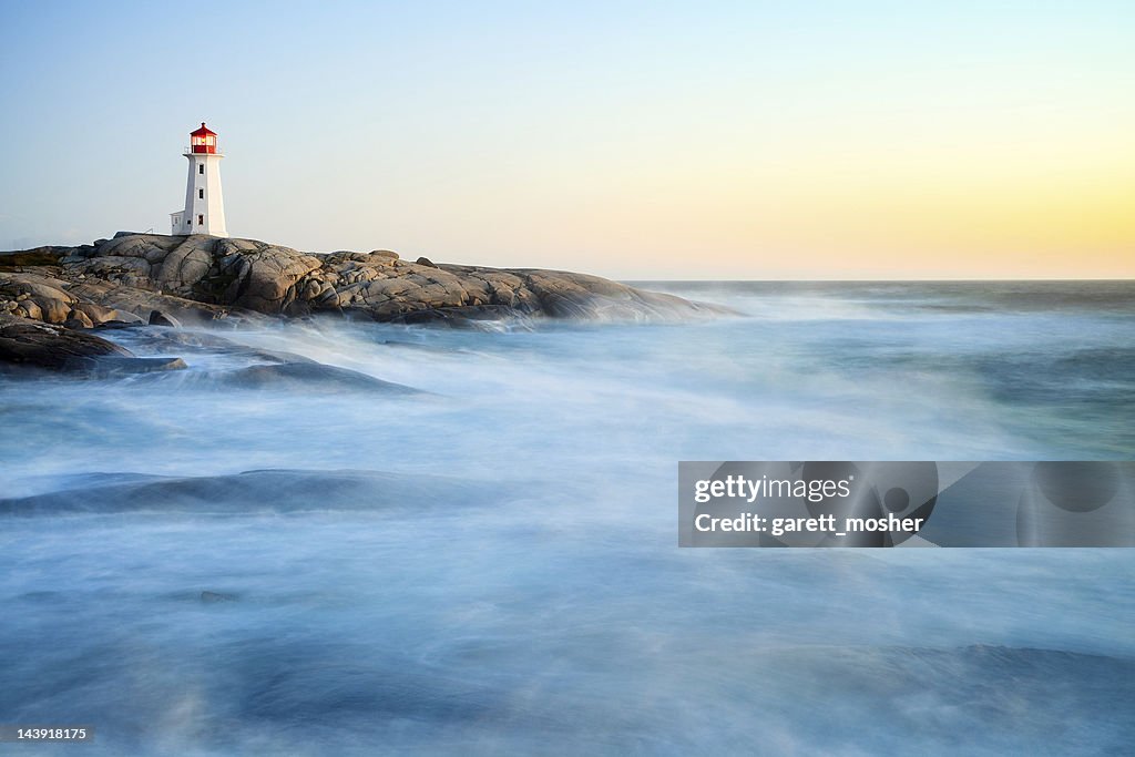 Peggy's Cove nach Hurrikan Irene