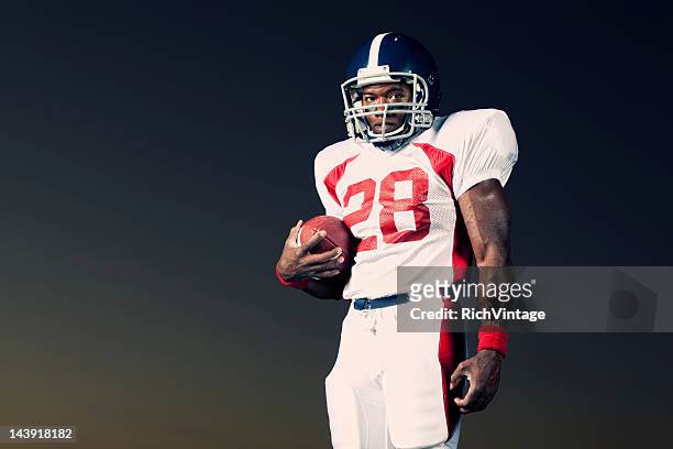 tail back - vintage football player stock pictures, royalty-free photos & images