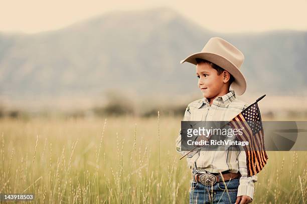 american cowboy - patriotic - fotografias e filmes do acervo