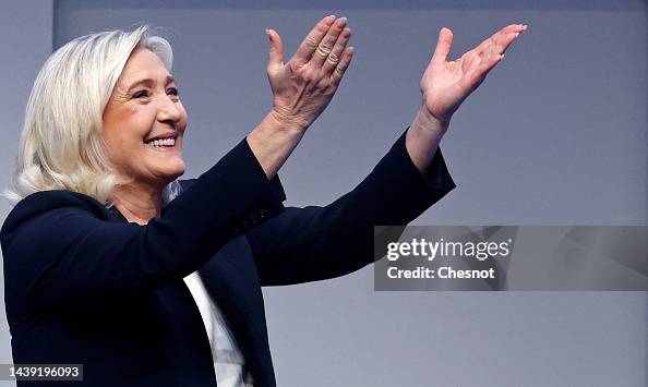 Annual Congress Of The Rassemblement National In Paris. Annual Congress Of The Rassemblement National In Paris.