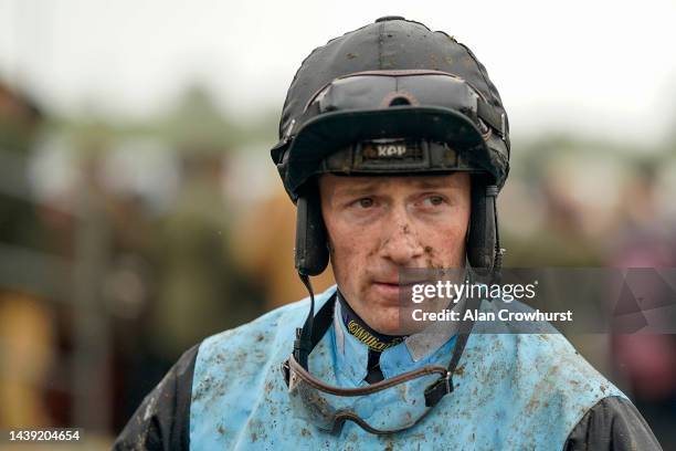 Sam Twiston-Davies poses at Wincanton Racecourse on November 05, 2022 in Wincanton, England.