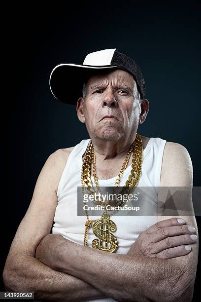 old school grandfather - rapper stock pictures, royalty-free photos & images