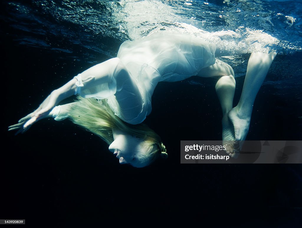 Woman Underwater