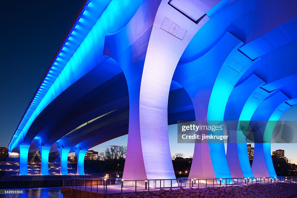 Rebuilt 35w bridge in Minneapolis, Minnesota.