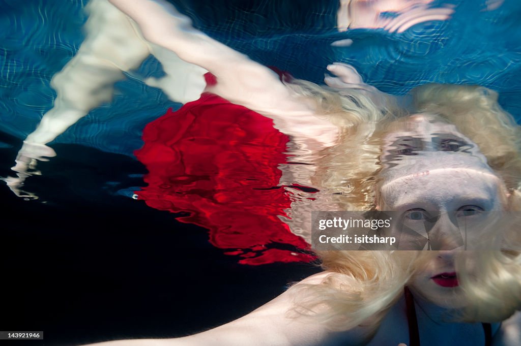 Woman Underwater