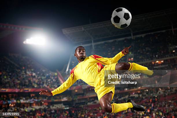 soccer player - football player stock pictures, royalty-free photos & images