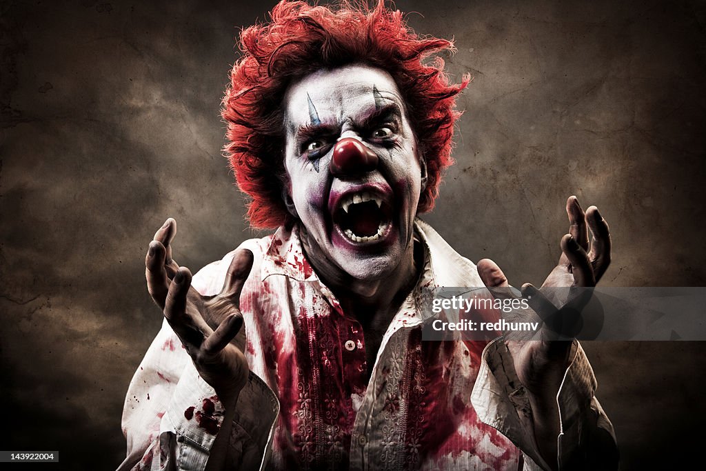 Böse Vampir Clown