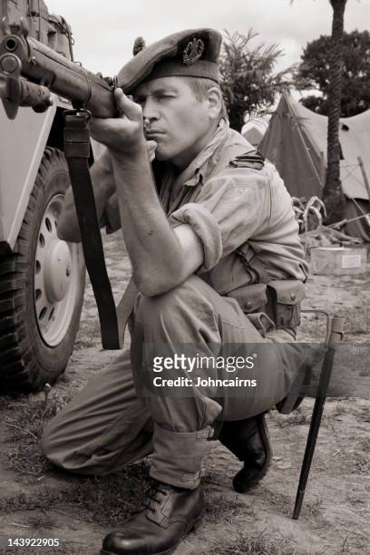 ww2 soldier. - bayonet stock pictures, royalty-free photos & images