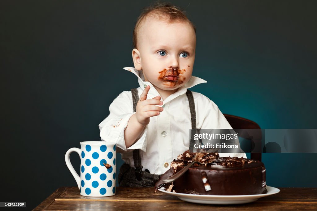 Baby With Chocolate On Face baby-with-chocolate-on-face