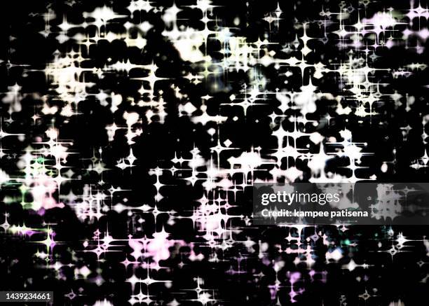 defocused image of illuminated lights - blinking stock pictures, royalty-free photos & images