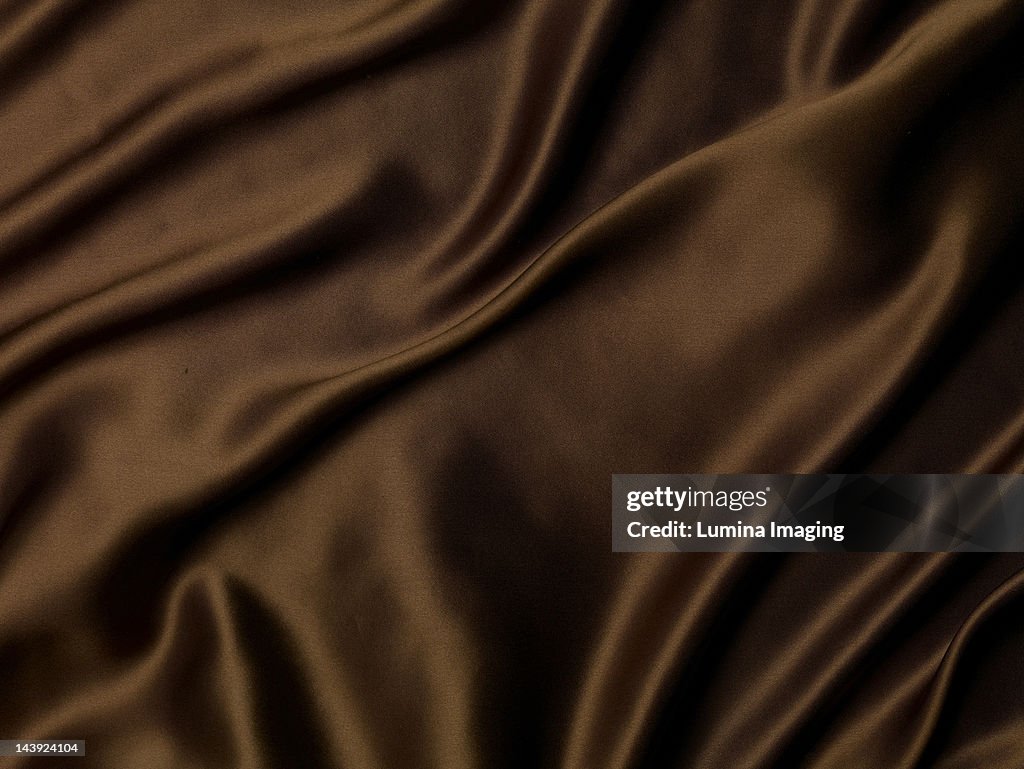 Brown Silk Fabric