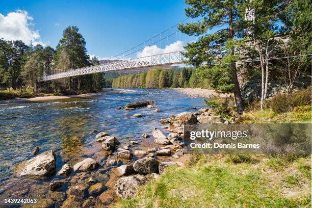 near braemar, deeside,  highland region, scotland uk - dee stock pictures, royalty-free photos & images