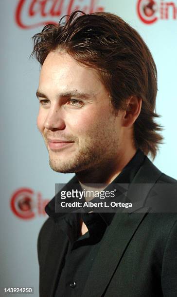 Actor Taylor Kitsch arrives for CinemaCon 2012 - CinemaCon Big Screen Achievement Awards Ceremony held at The Colosseum at Caesars Palace on April...