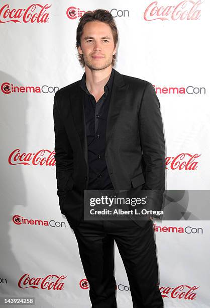 Actor Taylor Kitsch arrives for CinemaCon 2012 - CinemaCon Big Screen Achievement Awards Ceremony held at The Colosseum at Caesars Palace on April...