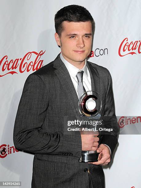 Actor Josh Hutcherson arrives for CinemaCon 2012 - CinemaCon Big Screen Achievement Awards Ceremony held at The Colosseum at Caesars Palace on April...