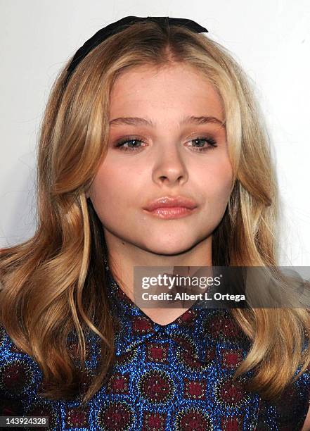 Actress Chloe Grace Moretz arrives for CinemaCon 2012 - CinemaCon Big Screen Achievement Awards Ceremony held at The Colosseum at Caesars Palace on...