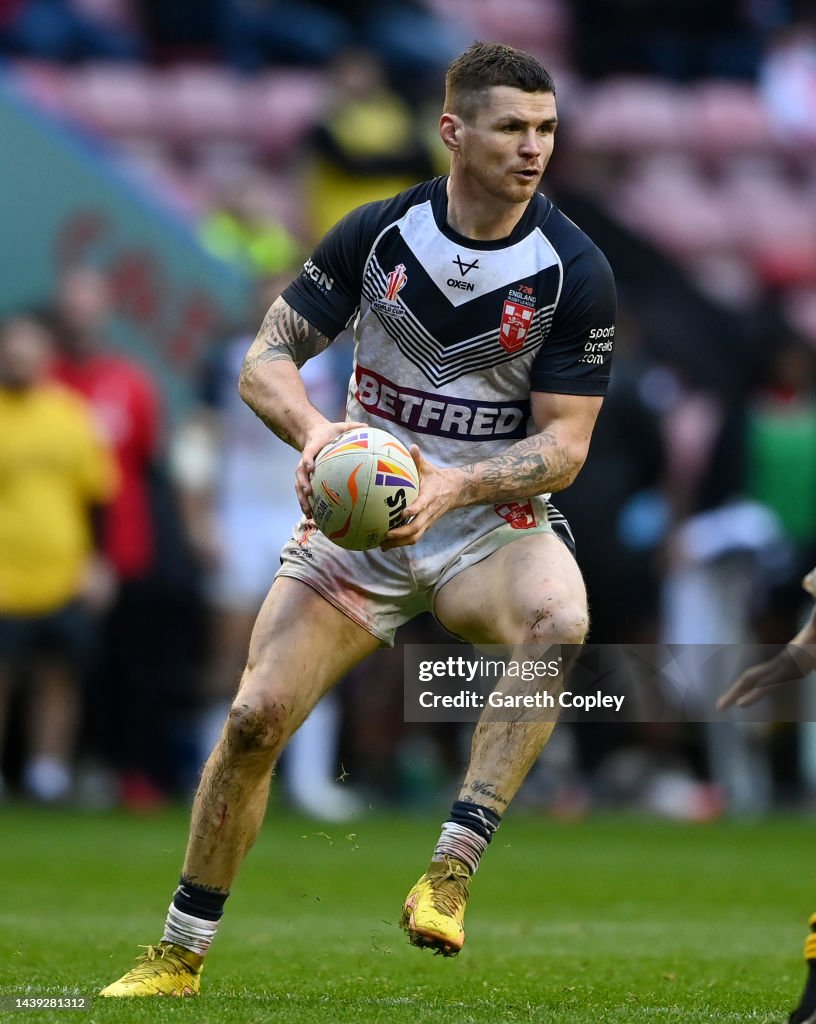 John Bateman of England during Rugby League World Cup Quarter Final ...