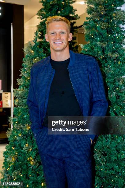 Cody Simpson attends the unveiling of the Myer 2022 Christmas Windows on November 06, 2022 in Melbourne, Australia.