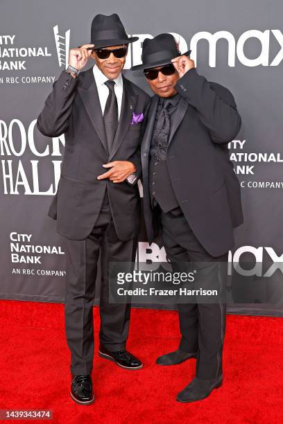 Jimmy Jam and Terry Lewis attend the 37th Annual Rock & Roll Hall of Fame Induction Ceremony at Microsoft Theater on November 05, 2022 in Los...