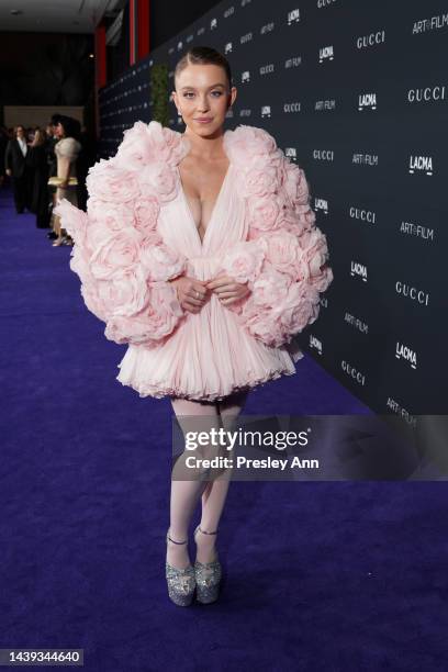 Sydney Sweeney attends the 2022 LACMA ART+FILM GALA Presented By Gucci at Los Angeles County Museum of Art on November 05, 2022 in Los Angeles,...