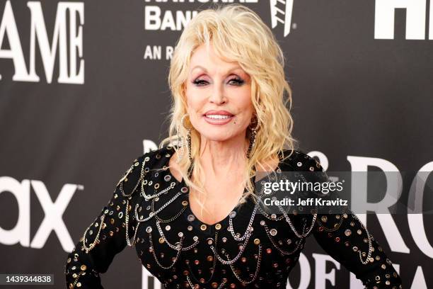 Dolly Parton attends the 37th Annual Rock & Roll Hall Of Fame Induction Ceremony at Microsoft Theater on November 05, 2022 in Los Angeles, California.