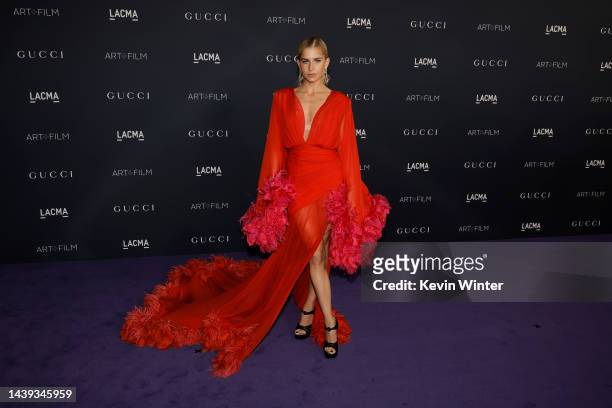 Caroline Daur attends the 11th Annual LACMA Art + Film Gala at Los Angeles County Museum of Art on November 05, 2022 in Los Angeles, California.