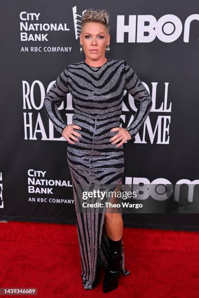 Nk attends the 37th Annual Rock & Roll Hall of Fame Induction Ceremony at Microsoft Theater on November 05, 2022 in Los Angeles, California.