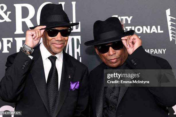 Jimmy Jam and Terry Lewis attend the 37th Annual Rock & Roll Hall of Fame Induction Ceremony at Microsoft Theater on November 05, 2022 in Los...