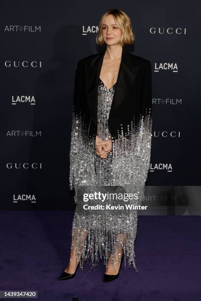 Carey Mulligan attends the 11th Annual LACMA Art + Film Gala at Los Angeles County Museum of Art on November 05, 2022 in Los Angeles, California.