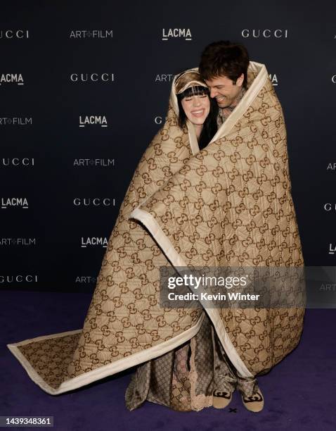 Billie Eilish and Jesse Rutherford attend the 11th Annual LACMA Art + Film Gala at Los Angeles County Museum of Art on November 05, 2022 in Los...