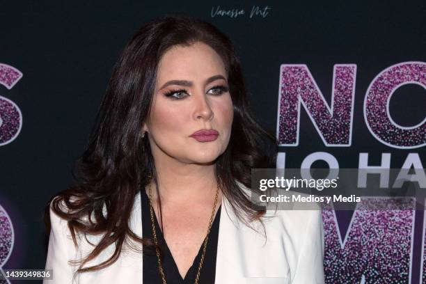 Mexican actress Arleth Terán attends a press conference at El Telon de Asfalto on November 5, 2022 in Mexico City, Mexico.