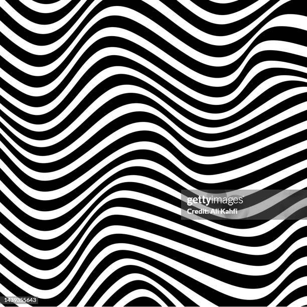 ilustrações de stock, clip art, desenhos animados e ícones de abstract line pattern background - black white