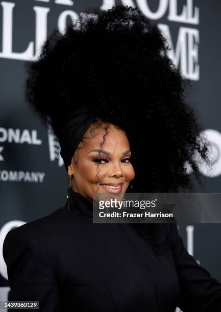 Janet Jackson attends the 37th Annual Rock & Roll Hall Of Fame Induction Ceremony at Microsoft Theater on November 05, 2022 in Los Angeles,...