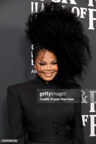 Janet Jackson attends the 37th Annual Rock & Roll Hall Of Fame Induction Ceremony at Microsoft Theater on November 05, 2022 in Los Angeles,...