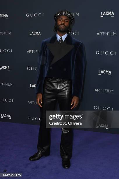 Dev Hynes attends the 11th Annual LACMA Art + Film Gala at Los Angeles County Museum of Art on November 05, 2022 in Los Angeles, California.