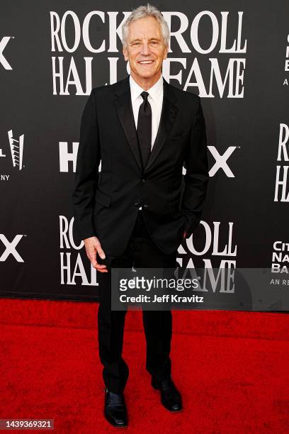 John Sykes attends the 37th Annual Rock & Roll Hall Of Fame Induction Ceremony at Microsoft Theater on November 05, 2022 in Los Angeles, California.